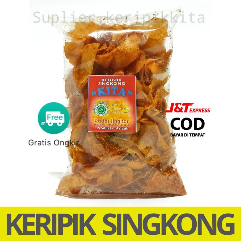 Cemilan keripik jingkar kita - makanan ringan - sneck - jajanan - kripik - kripset - jingkar kemasan besar