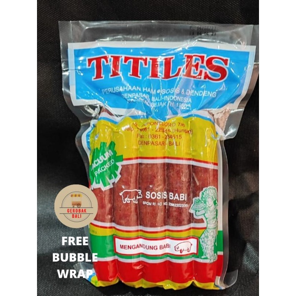 

SOSIS BABI TITILES LAPCIONG 500 gr