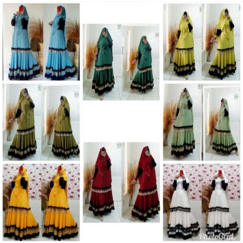 GAMIS SET KHIMAR ORI WARDIANA