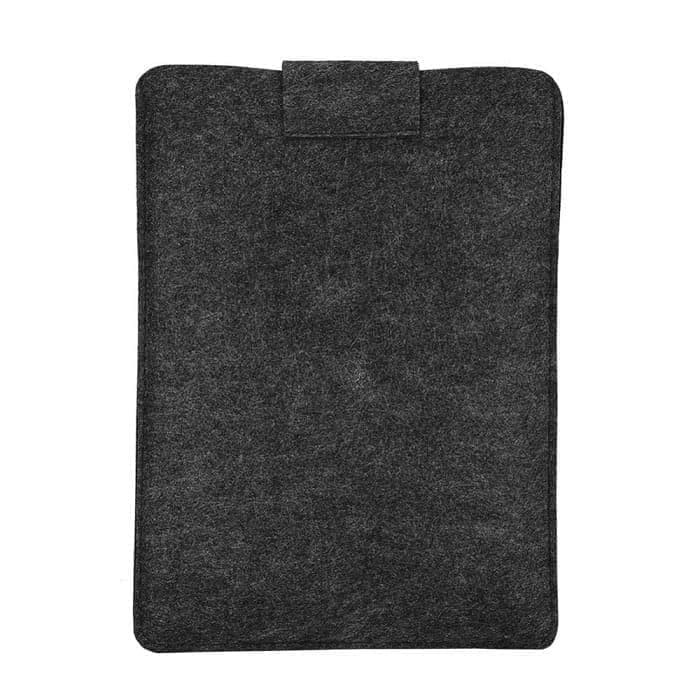 Tas Laptop Softcase Velcro Sleeve Case Felt Slim 13inch abu tua