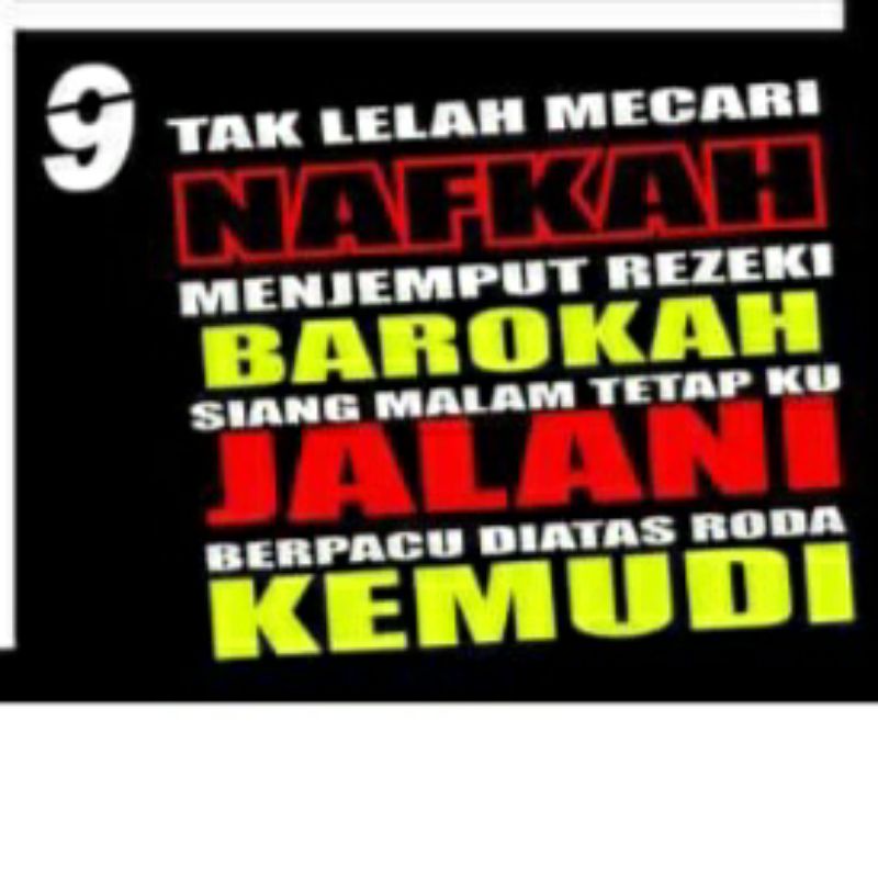 sticker buat di kaca/body samping mobil,truck,pick up dll