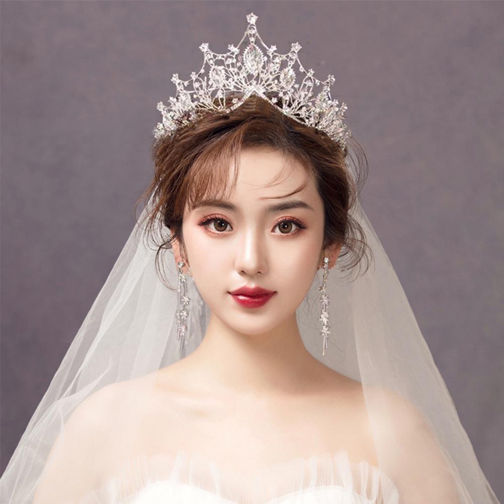 NEEDWAY Needway Mahkota Pengantin Rambut Perhiasan Fashion Bridemaid Headband Bride Wedding Dress Wedding Hiasan Kepala