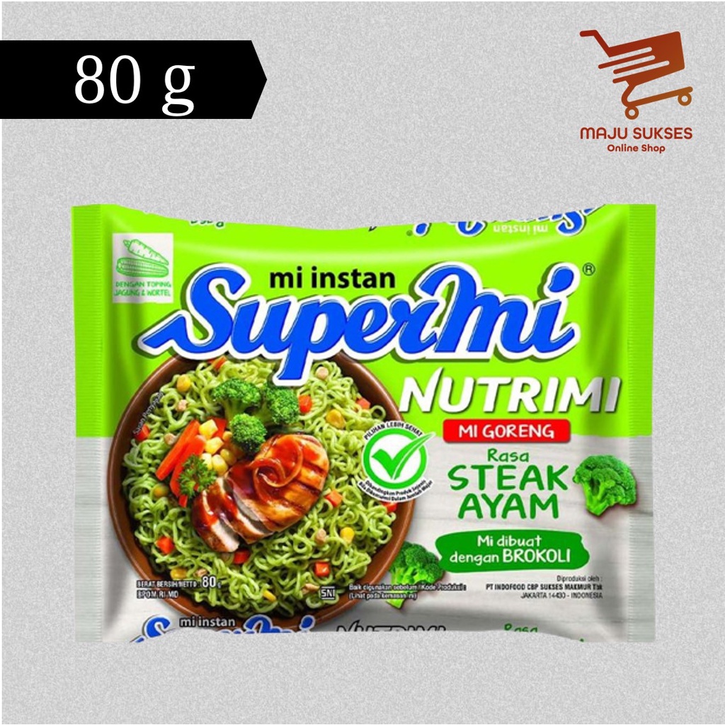 

Supermi Nutrimi Mi Goreng 80g