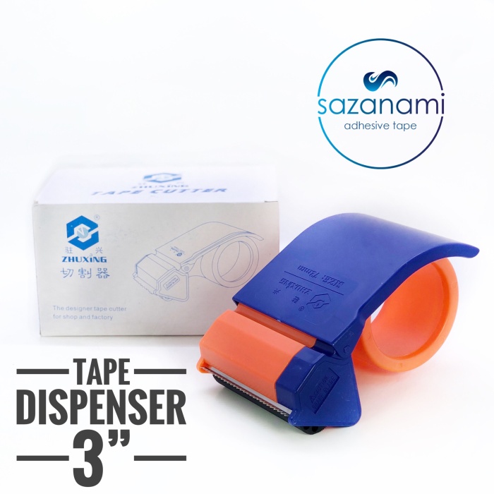 

Produk Tape Dispenser Lakban 3" Inch Rumah Tempat Lakban Tape Cutter Hemat