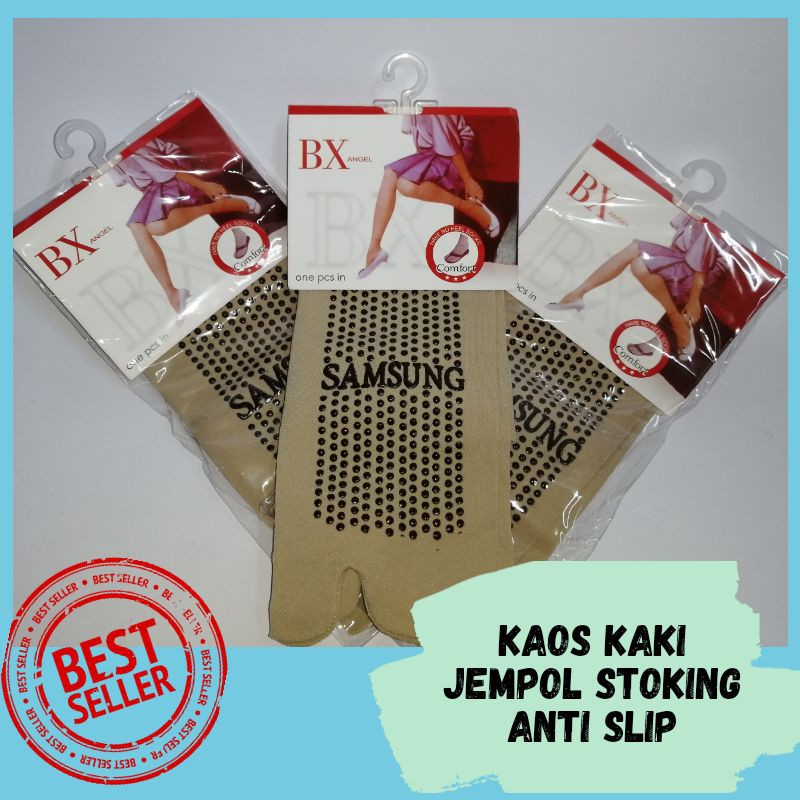 kaos kaki jempol stoking anti slip merk samsung