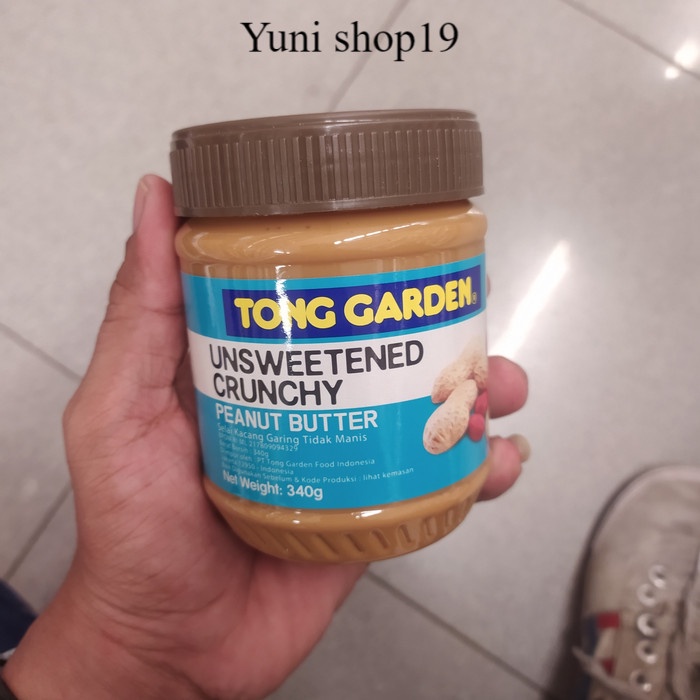 

selai tong garden unsweet penaut butter 340gr