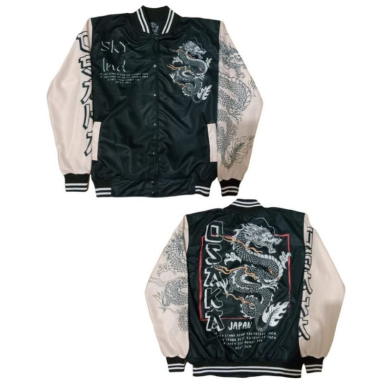 jaket pria Parsity/ Varsity keren/ varsity bisbol/ jaket bisbol/ Jaket Varsity Pria wanita-Sekylend naga