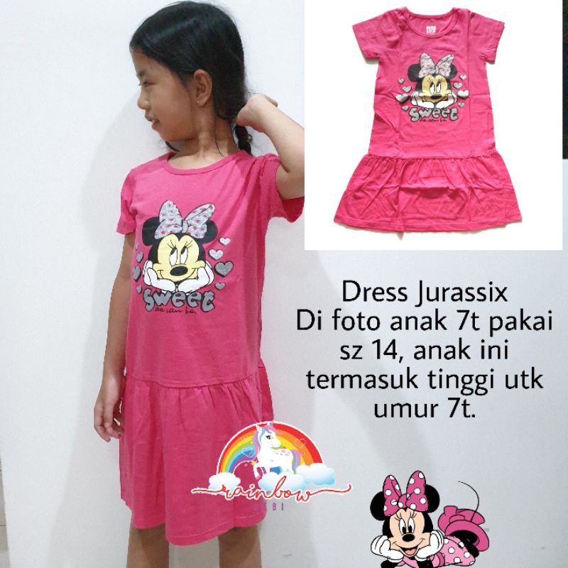 Dress Jurassix Anak Unicorn