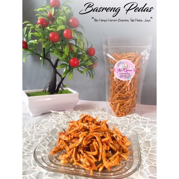 

Basreng Pedas daun jeruk asli