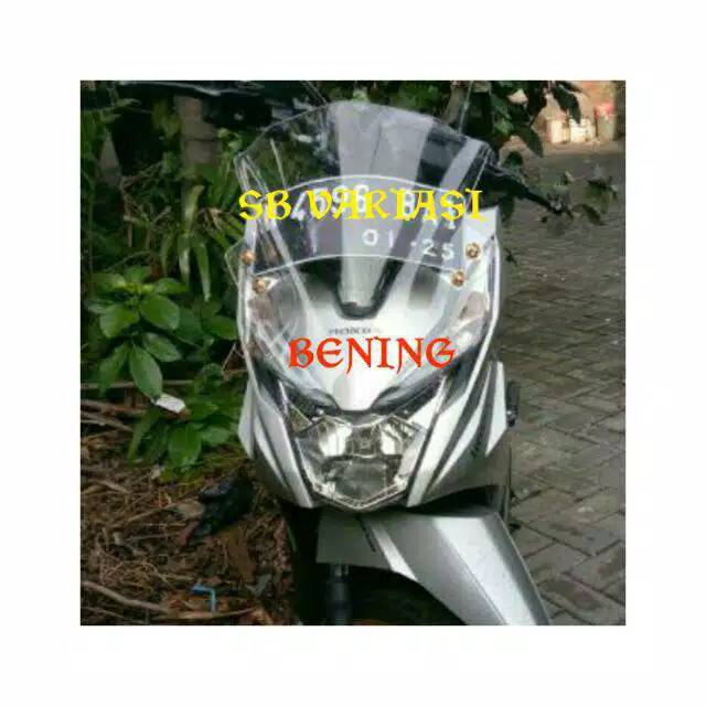 Kaca Visor Depan Costum Beat Streat