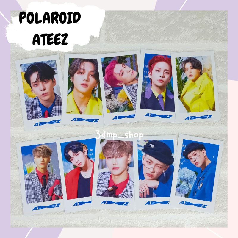 [10 lembar] polaroid ateez i'm the one fever 2