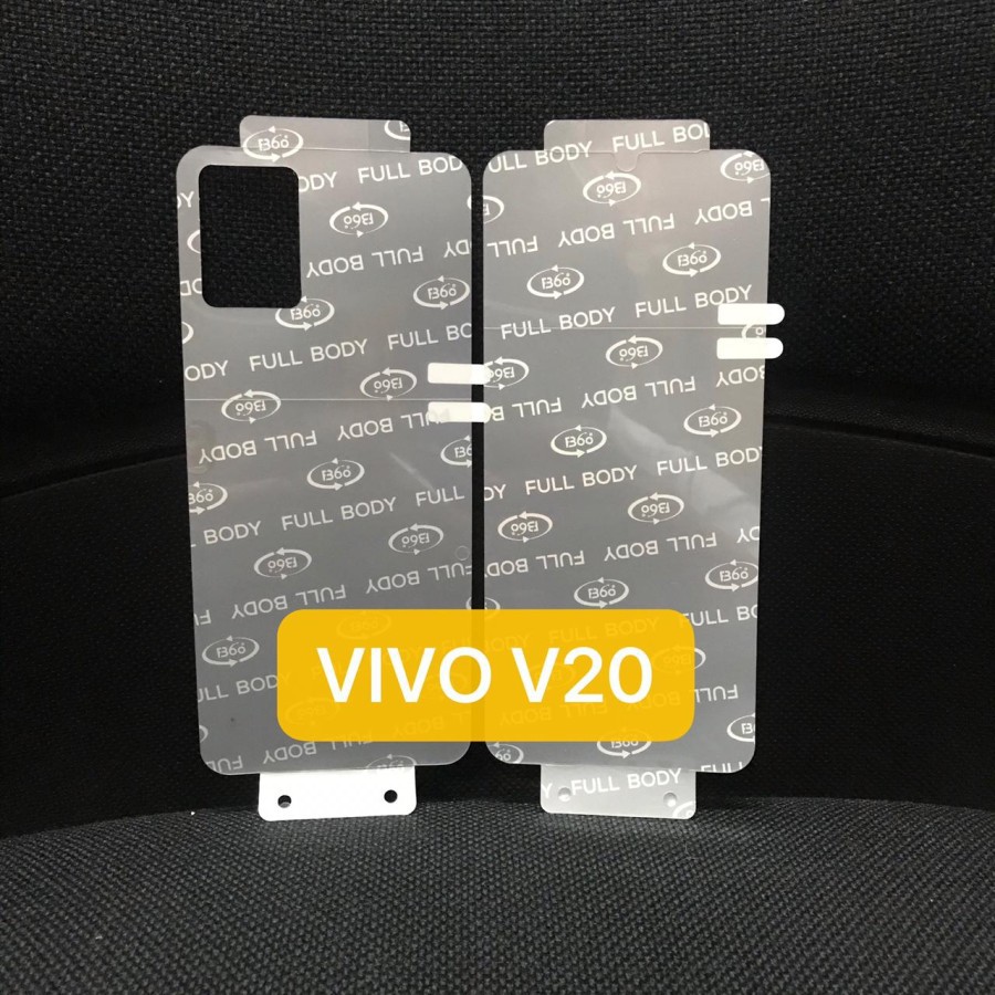 VIVO V20 ANTI GORES HYDROGEL, SCREEN GUARD GEL DEPAN ATAU BELAKANG, FRONT OR BACK