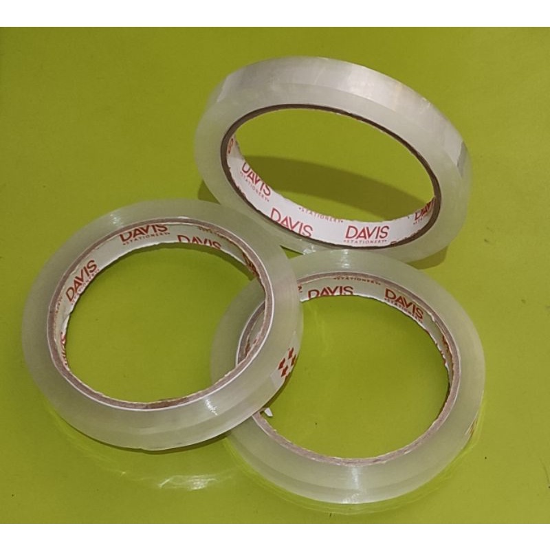 

(1 Pcs) Isolasi 1/2 inch Davis Label Merah / Solasi Kecil 1,5 cm