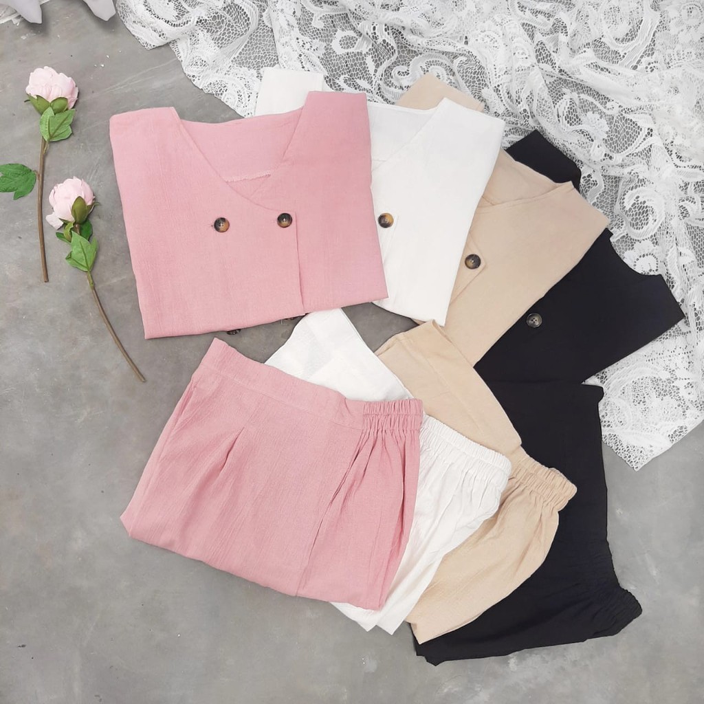 CallieTamami - A 6124  Oneset linen crincle-2