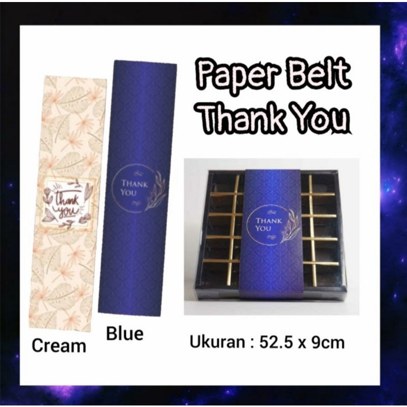 

Paper Belt Thank You Sabuk Sleeve
