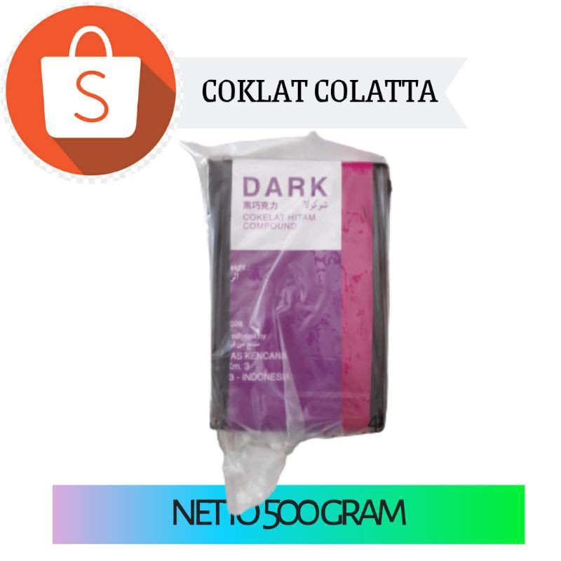 

Coklat blok dark Colatta 500 gram