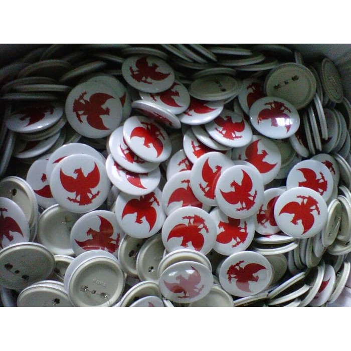 PIN PENITI 58mm SIDOARJO // Bisa pake desain sendiri / PIN LOGO CUSTOM