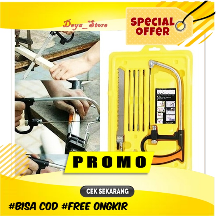 Magic Saw Gergaji Multifungsi Ori Gergaji Magic Show Gergaji Tangan Cap Mata Asli Jepang Serbaguna O