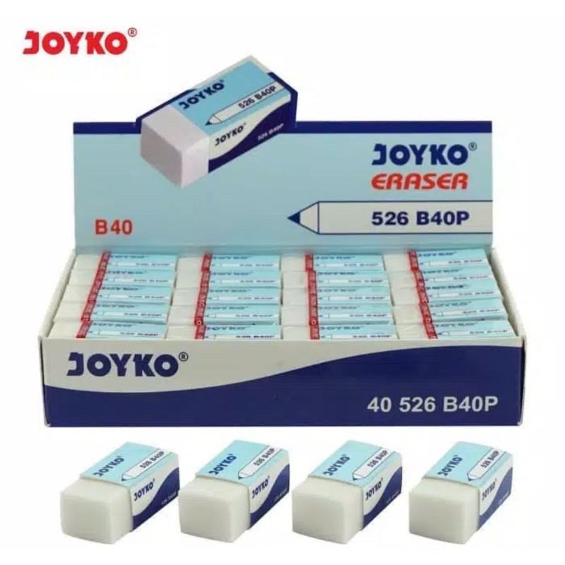 

Penghapus pensil merk joyko / Penghapus bersih putih
