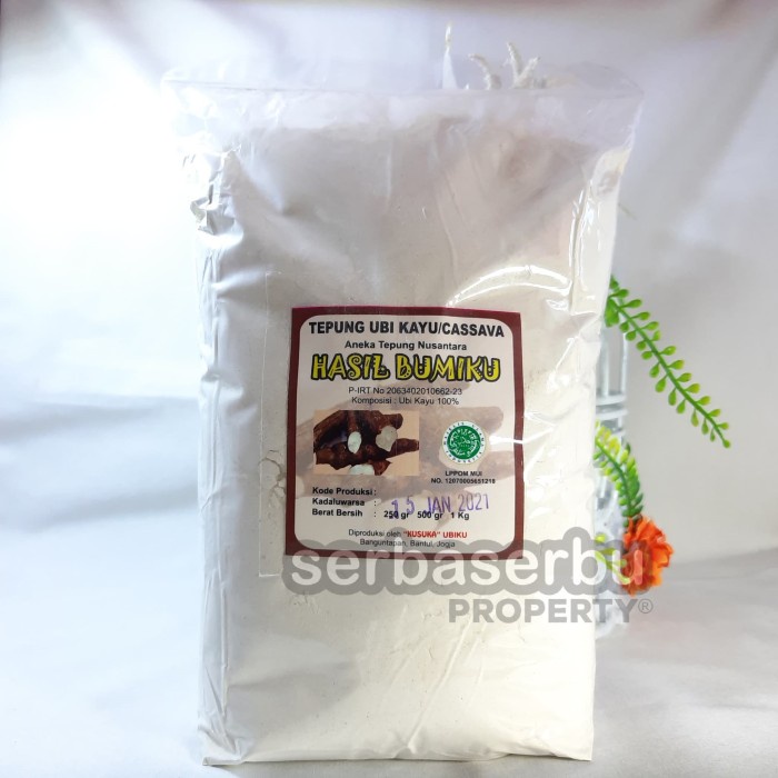 

MURAH Tepung Ubi Kayu Cassava Kemasan 1 Kg (Sudah Dinkes PIRT & LPPOM MUI)