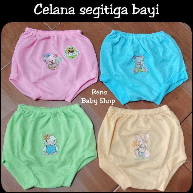 CD SEGITIGA BORDIR WARNA celana dalam anak bayi balita
