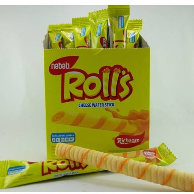 Nabati rolls PROMO keju dan coklat box isi 20pcs | Shopee ...