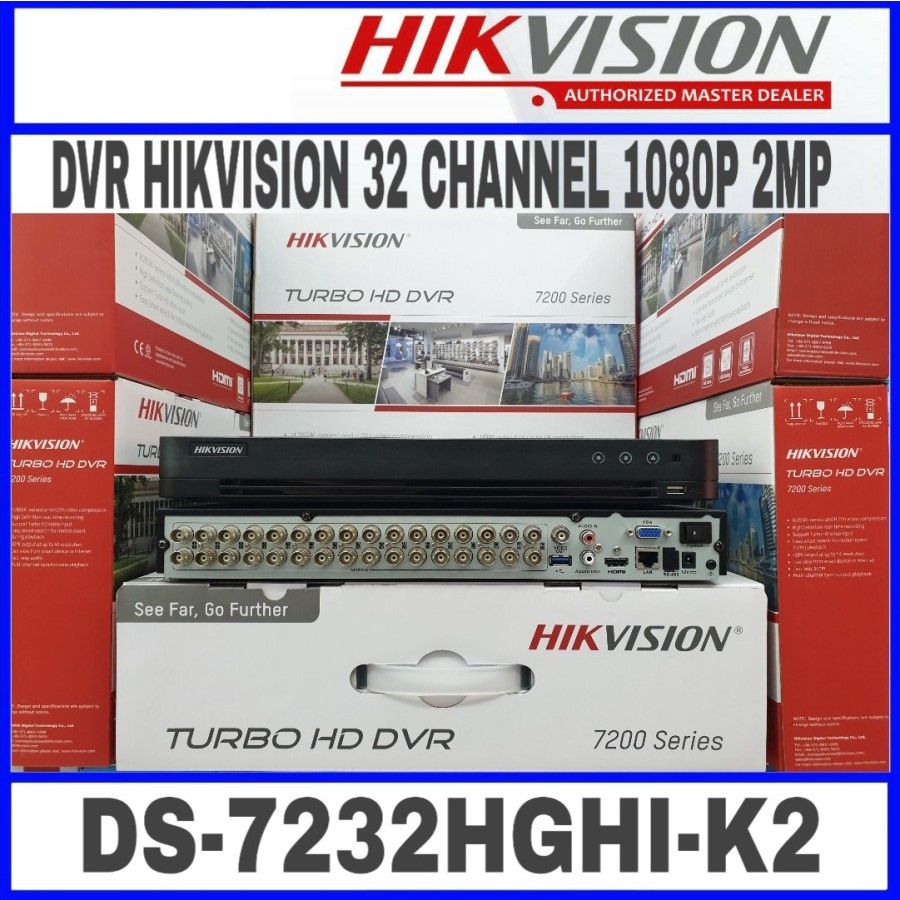 DVR HIKVISION 32 CHANNEL TURBO HD 1080P FULL HD DS-7232HGHI-K2