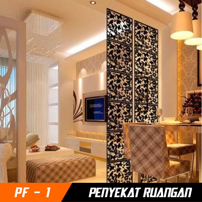 Penyekat Ruangan Vintage Set 4 pcs per 1 Warna Hiasan Ruangan Multifungsi WD