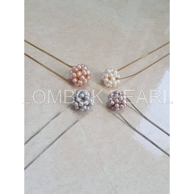 Liontin Mutiara Air Tawar Asli dari Lombok