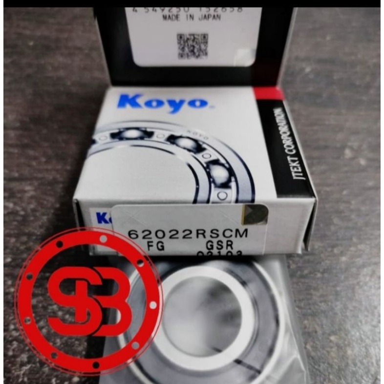 Bearing 6202 2RS / 2RS C3 KOYO JAPAN ORIGINAL