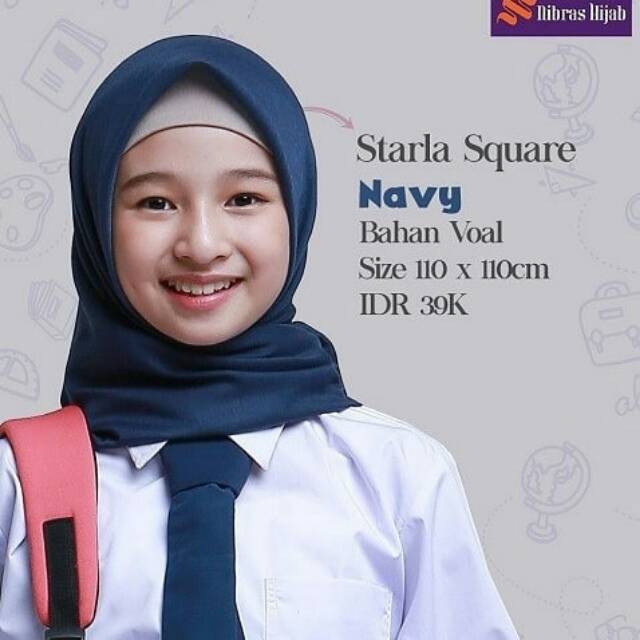 Nibras hijab starla square