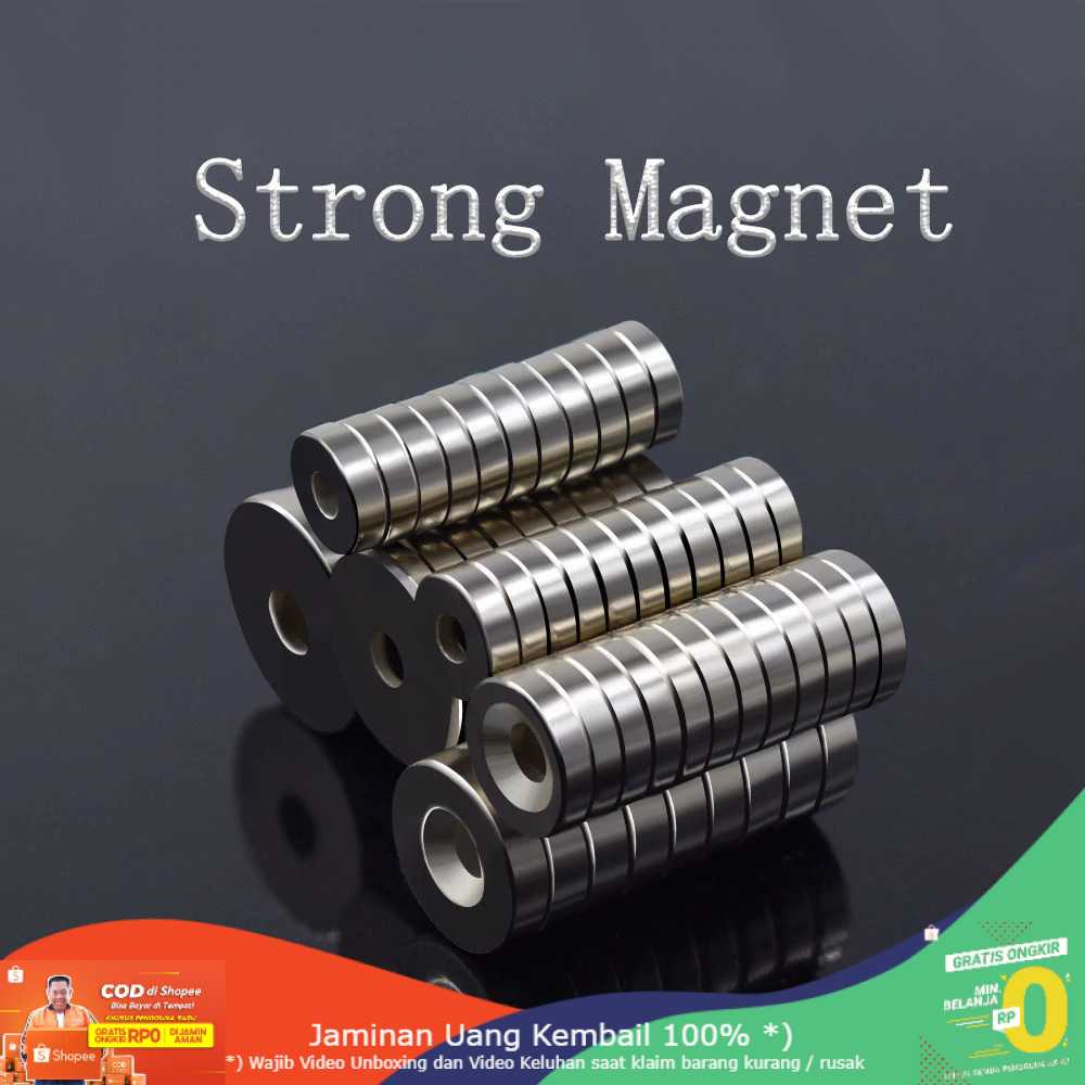 (BISA COD) RVOSTR  Strong Neodymium Magnet NdFeB N35 10x3mm 30 PCS - D21