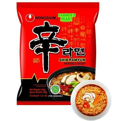 

Nongshim Shin Ramyun HALAL 120gr Ramyeon Ramen Mie Instan Korea