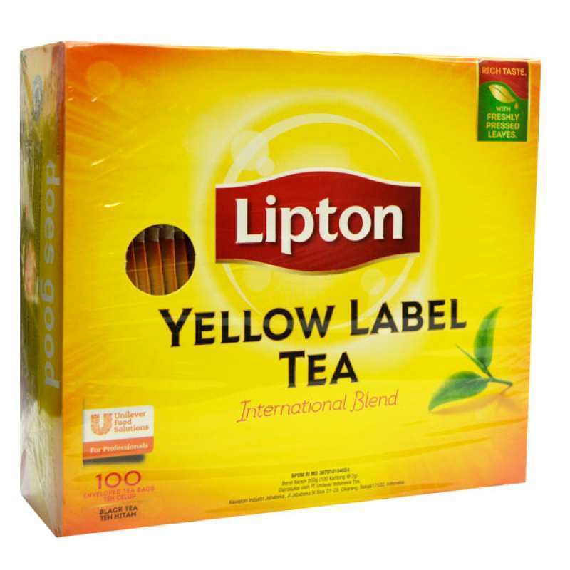 

LIPTON YELLOW LABEL TEA ENVELOPE TB100 | TEH | TEA