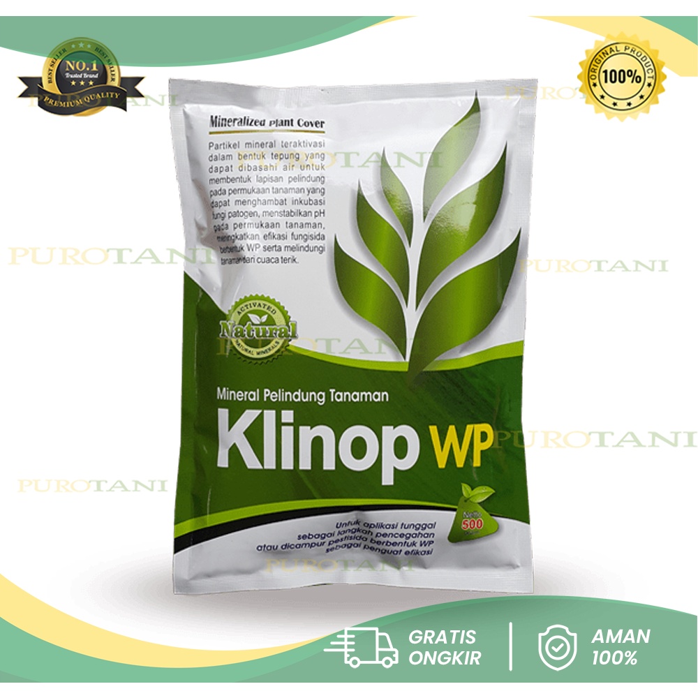 Klinop WP Mineralized Plant Cover Mineral Pelindung Tanaman 500 gr sama Kover WP