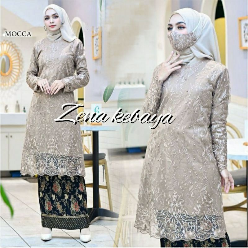 SET KEBAYA TUNIK KEBAYA MODERN KEBAYA PESTA KEBAYA TUNIK TILLE