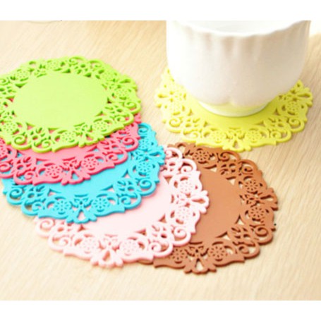 Tatakan Alas Anti Panas Silikon Silicone Sedang Diameter 15 CM MB260