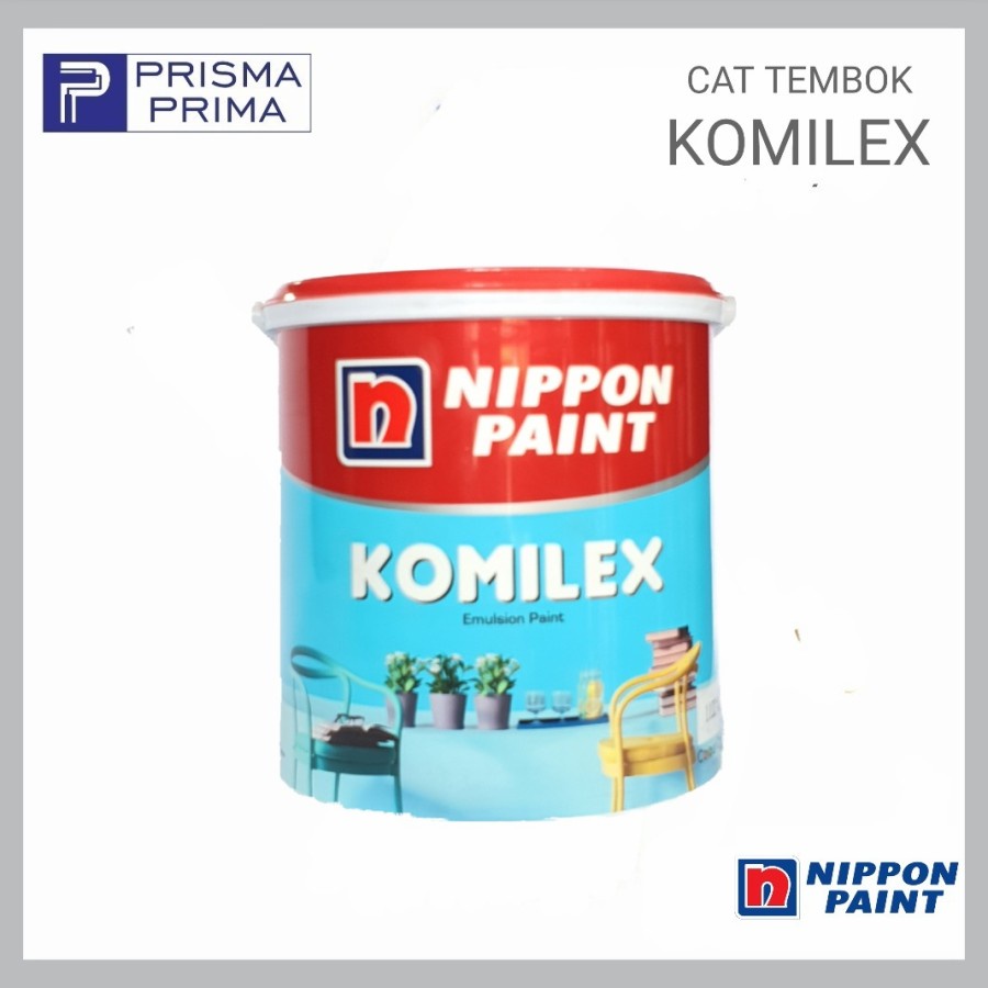 Cat Tembok Komilex Nippon Paint Dinding Interior Exterrior Galon