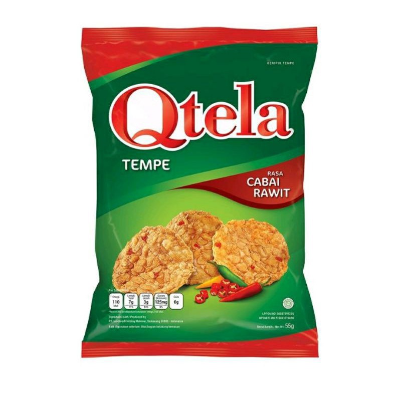 

Qtela Tempe Cabai Rawit 55gr