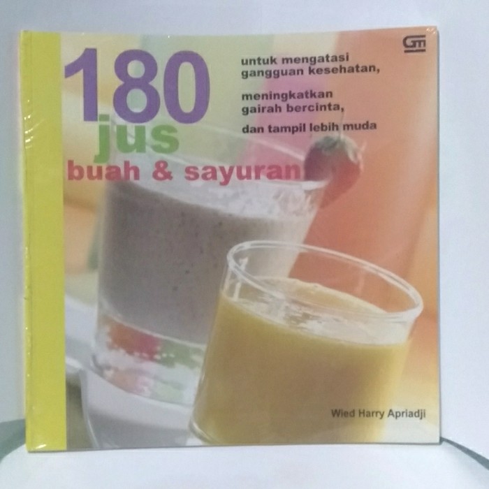 DIJAMIN ASLI buku 180 Jus buah dan sayuran