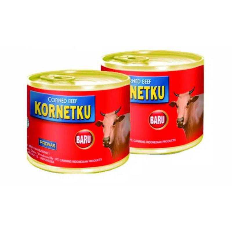 

Pronas Kornetku Kornet Sapi 200gr/Daging Blok Serbaguna/Halal/kaleng