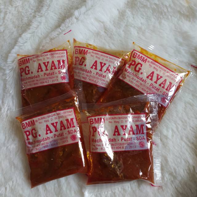 

Bumbu panggang ayam Machmudah 50gr