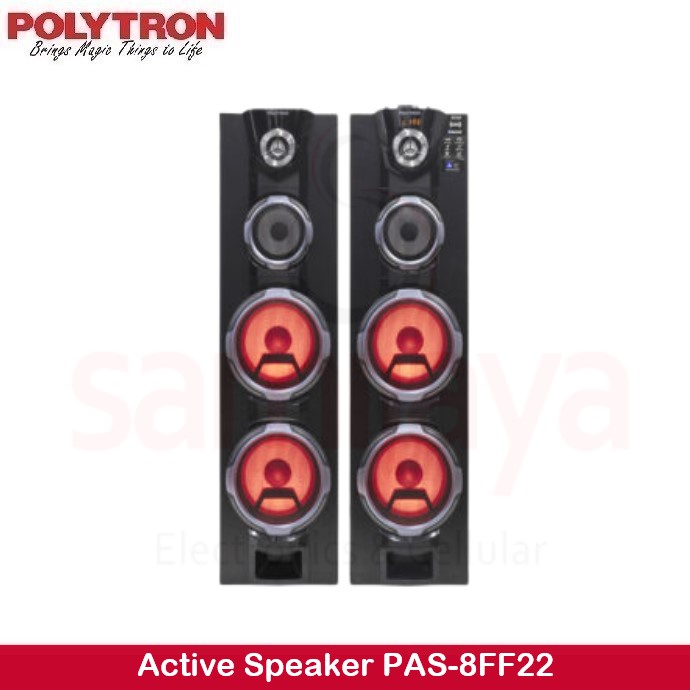 SPEAKER ACTIVE POLYTRON PAS-8FF22 / PAS8FF22 8" BLUETOOTH SPEAKER - KARAOKE