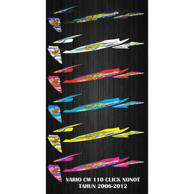 STRIPING STIKER VARIASI LIST VARIO 110 KARBU CLICK THAILAND MOTHAI