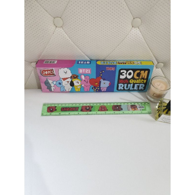 penggaris 30cm BTS/garisan 30cm/ruler 30cm BT-21/mistar 30cm-SHOOKY