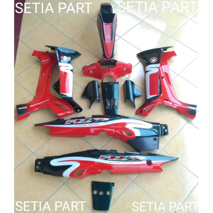 Cover Body Fizr F1zr Caltex Hijau Merah Full Set Halus Cover Bodi Yamaha Fiz r hijau merah