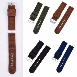 Tali strap jam  tangan  pria kulit leather import super 18mm 