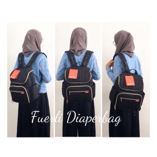 7.7 BIG SALE !! DIAPERBAG FUERLI  / TAS DIAPER FUERLI ORIGINAL (set changing pad)