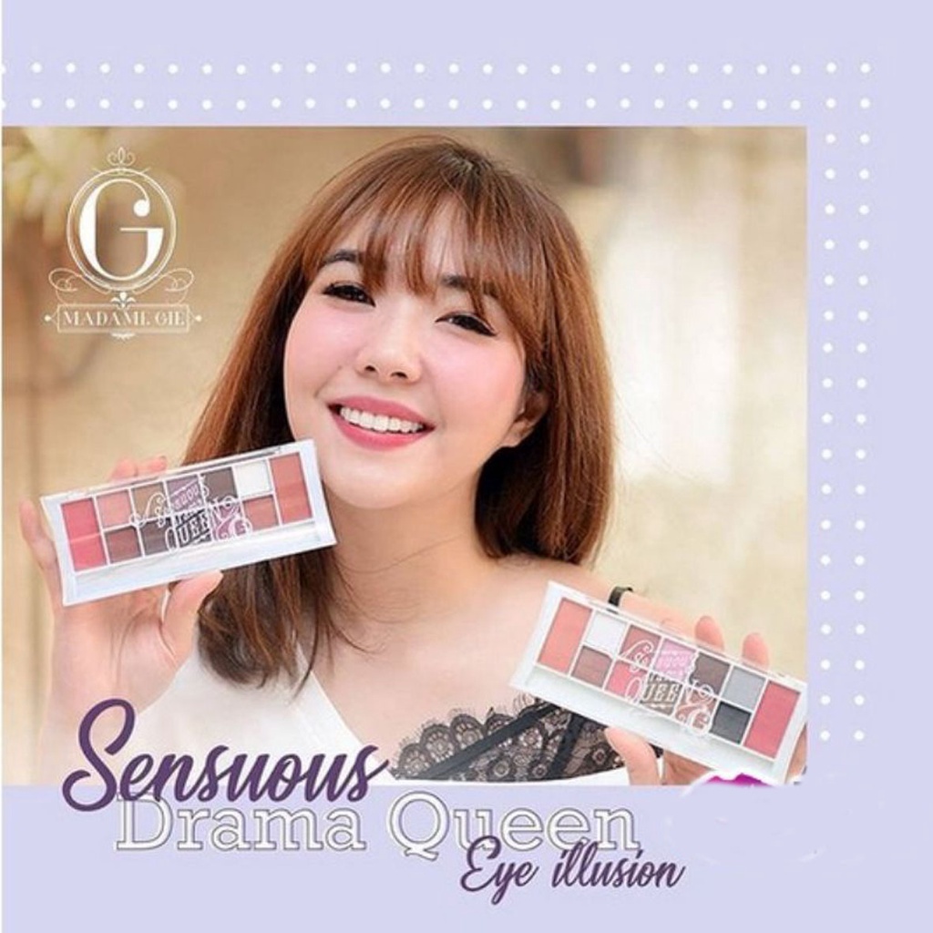 MADAME GIE - EYE ILLUSION EYESHADOW 10 WARNA