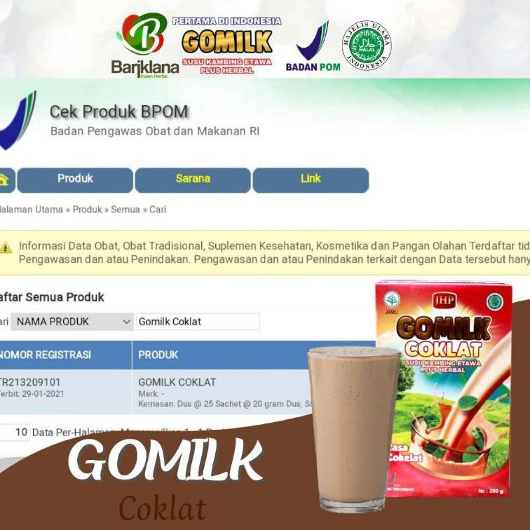 

s6dl BISA COD -- GO MILK / GOMILK ORIGINAL, COKLAT, STROBERI SUSU KAMBING ETAWA PLUS HERBAL (ECER) ☮➭ Grosir )人